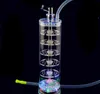 2025 new acrylic Multi-storey hookah - Smoking Blown Glass Hand Pipes Bong Glass Tobacco Spoon Pipes Smoking Oil