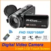 3 polegada de tela de toque FHD 1080 P 16X Zoom Digital 24MP Câmeras de Vídeo Digital Camcorder DV 270 Graus Rotatable Camera com Controle Remoto