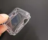 TPU Full Cover Case för Apple Watch Serie 6 SE 2 3 4 5 38mm 42mm 40mm 44mm Crystal Clear TPU Soft Cover 600PCS / Lot