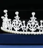 2018 Hot Sale Wedding Crown Pearls Rhinestone Bridal Hair Accessorie Fascinator Crown Tiara Zapatos de Las Novias Blancos Coronas de la Boda