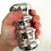 Rostfritt stål Solid Anal Ball Butt Dildo Pluggar Anus Dilator Metal Training Tools Sexleksaker för män och kvinnor HH8-1-80