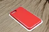 Liquid Silicone Case For iPhone 7 8 Plus Solid Cover For iPhone 6 6S With Box For iPhone X Cover