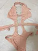 2018 Spring Luxury Crystal Sexy Bodysuit Deep V Diamond Fixed Women Bikini Push Up Vintage badkläder Holiday Bathing Suit4334986