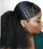 Kucyczka Kucyk Kręcone Ludzkie Human Włosy Rozszerzenia Updos 120g Clip W Sznurka Sznurek Afro Puff Jumbo Darmowa Wysyłka