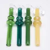 Glass Hand Water Pipe Oil Burner Pipes Wax Smoking Accessories Dabber Straw Glass Taster for Oil Rigs Bongs