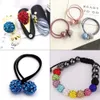 Pave Czech Crystal Disco Ball Clay Beads Fit Shamballa Jewelry DIY Armband Halsband 100st 10mm White Clear2350