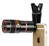 Objectif de télescope Zoom 8X Objectif de téléphone Caméra optique universelle Telepo téléphone len avec clip pour Iphone Samsung LG HTC Sony Smart6916663