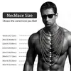 Mens Womens Halsband Kedja Hiphop Iced Out Curb Cuban White Gold Plated Clear Rhinestones Halsband 18-30 tum