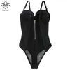 WeChery Body Shaper Train Trainer Bodysuit Женщины сетка для похудения Нижнее белье Полное тело Chapewear Моделирование Шорты Culotte Ventre Plat