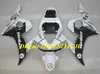 YAMAHA YZFR6 için motosiklet Kaporta kiti 03 04 05 YZF R6 2003 2004 2005 YZF600 Üst Beyaz siyah Fairings set + Hediyeler YN29