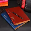 Fashion Classic Casual business notepads school paper notebooks Leather Cover Journal Diary Christmas Gifts vintage spiral notebooks