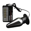 Vibradores de choque elétrico para mulheres Estimulação de pulso Electro Choque Big Anal-plug Adulto Sexo Brinquedos Butt Plug Sex produtos. Y18102605