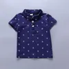 Barnkläder Sats 2018 Ny sommar mode bomull Kortärmad-shirt + Shorts Barn pojkar Kläder Handsome Kids Suits Set