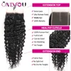 9A Mongolian Kinky Curly Deep Wave Water Straight Body Wave Virgin Hair 3 Bundles With 1 Lace Closure Unprocessed Brazilian Peruvi8399533