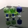 Smoking Pipes Aeecssories Glass Hookahs Bongs Colored Skeleton Glass Water Smoke Bottle