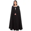 2 kgs hochwertige Frauen mittelalterlich Umhang Vintage Winter Dicke Wicca Motorhaube Bodenlänge Cape Poncho 4 Farben