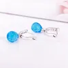 Pendientes clásicos de clip Auténtico 925 Sterling Silve Mujeres Compatibles de estilo europeo Joyería1267510