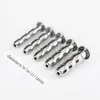 Sex Fetish Stainless steel Hollow Urethral Sounding Dilators Penis Plug With Glans Rings Catheters Sex Toys for Men9795742
