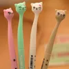 0,5 mm kawaii plast bläck kreativ gel penna tecknad katt neutrala pennor för skolskrivning kontor leveranser pen söt koreansk brevpapper