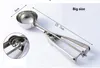 Stainless Steel Ice Cream Scoops Stacks Fruit Mash Spoon Diameter 4/5/6cm Cookies Spoon Ball Maker Kitchen Bar Dishers Tool HH7-1394