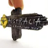 1pc 3D canguro australiano magnete da frigorifero magneti per frigorifero magnete da parete decorazione della casa souvenir turistico arte e artigianato