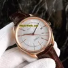 Neue Rollie Cellini Time Date M50509-0008 50509 Weißes Zifferblatt Japan Miyota 8215 Automatik Herrenuhr Silbergehäuse Lederarmband Uhren