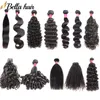 Double Weft Brazilian Bundles 10-26inch Human Hair Extension Natural Color Grade 9A Hair Weaving Julienchina ST BW CW LW Kinky Straight 1Piece