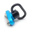 QD 1.25 '' Sling Swivel Mount Adapter Kit Snabbavinning Release + Blue Anodized M-Lok Rail Attachment