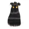Mink brasileiro 5 pacotes de cabelo reto tece 100 pacotes de cabelo humano não processado peruano malaio indiano extensão de cabelo humano3743384