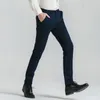 OSCN7 Solid Slim Fit Office Pants Men Business 2017 Mens Dress Pants Formal Plus Size Stretch Leisure Suit Pantalon Homme