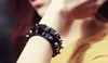 Gothic Punk Metal Cone Stud Spikes Rivet Leather Bracelet Wristband Cool Men Women Multilayer Bracelet