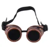 Professional Cyber Goggles Steampunk Glasses Vintage Welding Punk Gothic Victorian Outdoor Sports Sunglasses221e