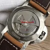 New Best Watch ZF 44mm Titanium 1950 01351 Cal.P.9010 Orologio automatico da uomo Quadrante marrone Cinturino in pelle Orologi da uomo