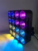 4 adet / grup Sahne Işık 16x30 w LED Disko Işık Matrix Blinder Paneli 4x4 3in1 rgb flightcase ile LED Matrix ışın ışık