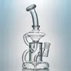 Klein Tornado Percolator Glass Bong Hookahs 8 Inch Recycler Water Pipes 14mm Female Joint Oil Dab Rigs With Quartz Banger Or Bowl HR024