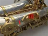 Merk instrumentyanagisawa SC-9937 gebogen professionele sopraansaxofoon verzilveren messing saxsprenten mondstuk patches kussens riet nek