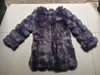 Binyuxd Hot Sale Ny Design Höst Vinterrock Varm Ny Silver Fox Fur Coat OuterWear Womens Fashion Fur Plus Storlek S-4XL