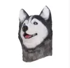 Nowy Halloween Siberian Husky Dog Lateksa maska ​​nowatorska impreza Fancy Dress Animal Maski 314p