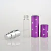 Nova Moda Portátil de Viagem 5 ml Perfume Atomizador Spray Recarregável Garrafa Vazia De Metal De Alumínio Garrafas De Perfume LX3029
