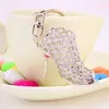 Key Rings Fashion Hollow Out High Heel Shoes Keychain Purse Bag Buckle HandBag Pendant For Car Keyring Holder Women Gift K230