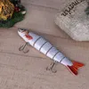 12cm 22g Fishing Wobblers Lifelike Fishing Lure 6 Segment Swimbait Crankbait Artificial Bait Isca Artificial Lure Fishing Tackle