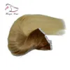 Balayage Ombre 8/613# Silky straight brazilian tape balayage human hair extension 40pieces 2.5g/pc 100g for one bundle