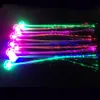 Multicolor Alterar LED piscando fibra óptica trança Barrettes Luzes para Artigos para Festas, luzes LED de cabelo, Bar Dança Hairpin, Gancho de Cabelo