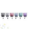 810 Honeycomb Drip Tips Snake Skin Epoxy Harts Drip Tips Färgglad vild Cobra Munnstycke för TFV12 Prince TFV8 DHL gratis