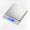 3000g / 0,1g 500 / 0,01 g LCD Portable Mini Electronic Digital Scales Pocket Fodral Postal Kök Smycken Vikt Balans Digital Skala I2000