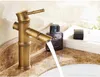 Antique Bamboo Bathroom Faucet bronze finish Basin Sink Water Tap Single Handle209u