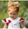 Barnkläder Babyflickor Klänningar 2019 Ny Sommar Ärmlös One Piece Lace Broderi 3d Flower Dress Lovey Bowknot Ruffle Kids Dress