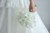 Bröllopsbrud brudtärna bukett simulering pu calla bröllop bukett enkla holding blommor4963084