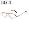 DSGN CO 2018 lunettes de soleil rabattables irrégulières pour hommes et femmes lunettes de soleil 7 couleurs UV40027995753327891