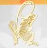 20pcs 18K Gold Plated Butterfly Bookmark Book card For Wedding Baby Shower Party Birthday Favor Gift Souvenirs Souvenir5979135